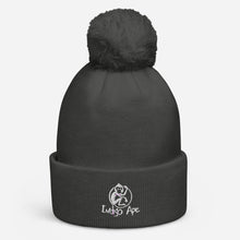 Load image into Gallery viewer, Indigo Ape Pom pom beanie
