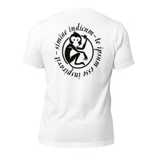 Carica l&#39;immagine nel visualizzatore di Gallery, Indigo Ape &#39;Latin White&#39; Unisex t-shirt
